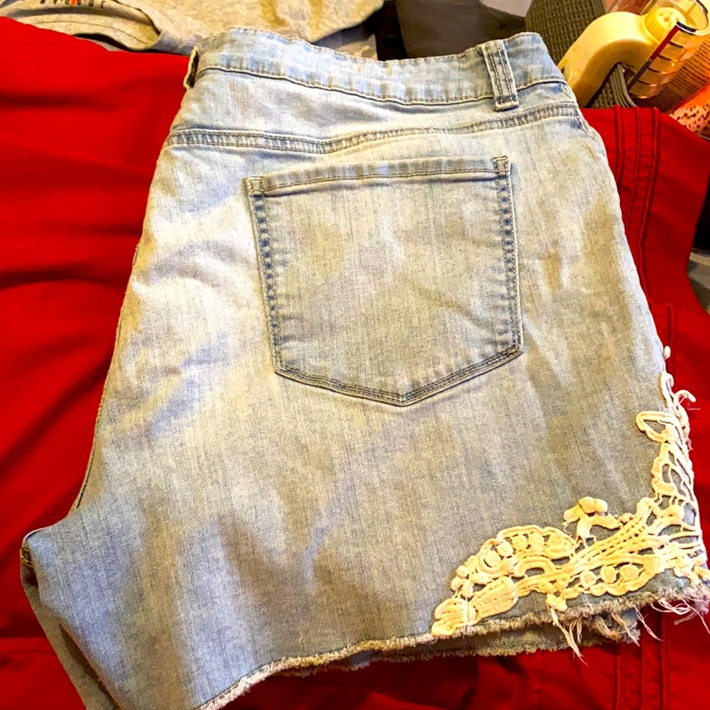 Jean shorts , size 18.